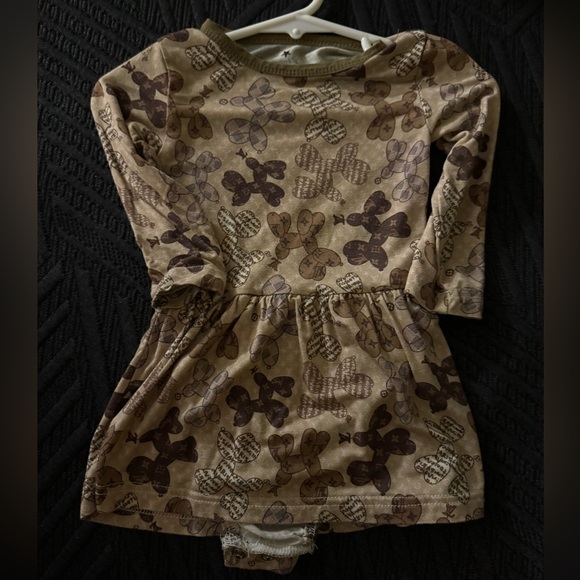 BAMBOO Other - BAMBOO Brown Casual 3/4 Sleeve Dress